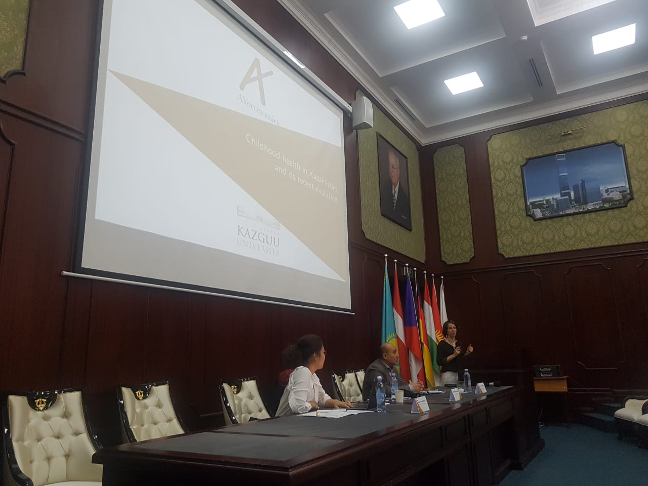 AYeconomics presents the preliminary results of the project “Healthy childhood and socioeconomic status in Kazahstan” in Astana (September 2018)
